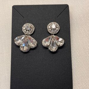 Deepa Gurnani Crystal Post Earrings
